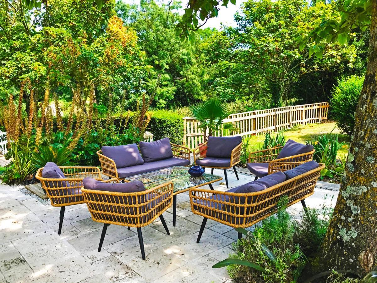 Logis De Tirac Bed & Breakfast Lorignac ภายนอก รูปภาพ